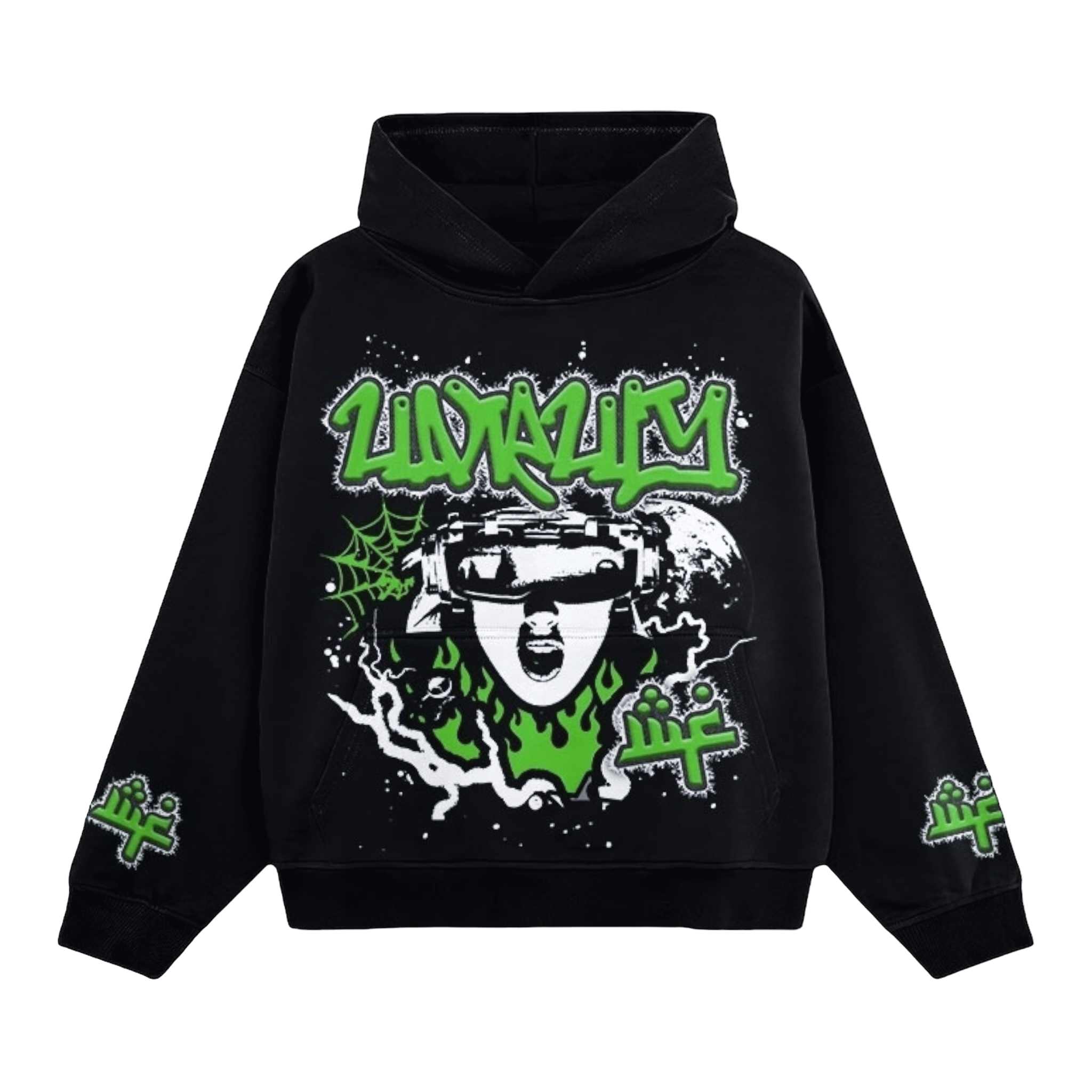 Unruly Fiends Hoodie (Green)